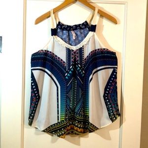 Xhilaration Flowy Tank Top Size Large